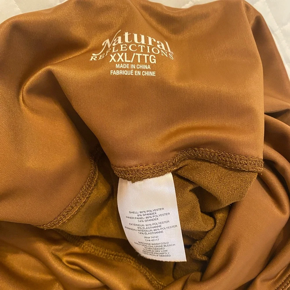 Natural Reflections Golden Brown Fabric - Picture 2 of 3